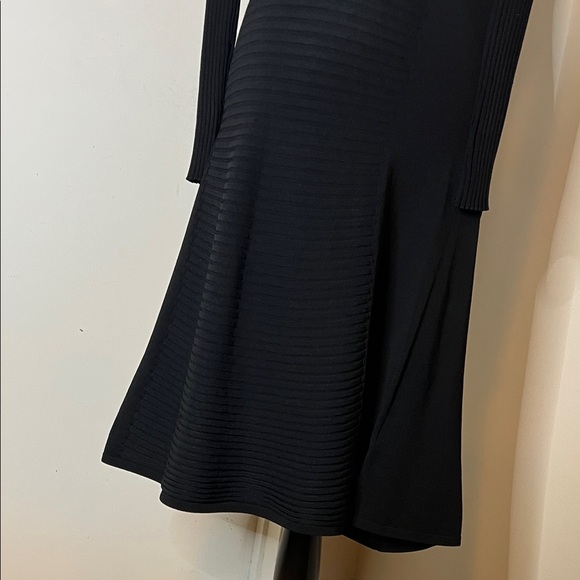 H&M | Women’s Size S Elegant Black Long Sleeve Midi Dress - Picture 5 of 9